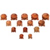 Wooden Crystal Ball Base, Solid Wood Base for Crystal Balls,