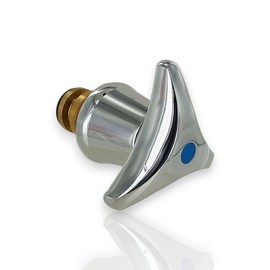 DL-pro Toggle Valve Top 1/2 Inch with Inner Top Cold Water Blue Triangular Tap Top Rotary Knob Handle for Tap Fitting