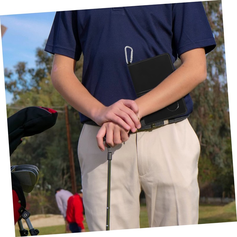 Kisangel 3 Pcs Golf Scorebook Holder Golf Scorecard Protector Stylish