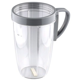 Felji Extractor Blade + 24 oz Tall Cup Includes Handled Lip Ring Compatible with Nutri Bullet 600w 900w NB-101s