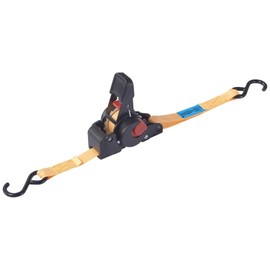 TOOLCRAFT TO-8689776 Self-retracting Lashing Strap LC Lashing Down (Single/Direct) = 100 daN (L x W) 2 m x 18 mm