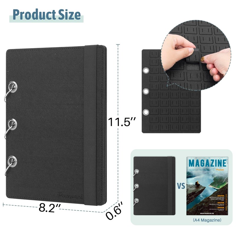 PACMAXI Pin Display Book - Flip-Page Enamel Pin Collection with
