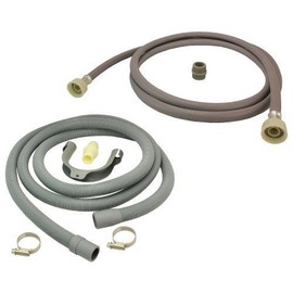 First4spares Universal Fill Water Pipe and Drain Hose Extension Kit for Indesit Washing Machines (2.5m)