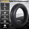 10x2.125 Rubber Solid Tire, 50/75-6.1 Tubeless Tyre Replacement
