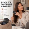 Cordless Hair Straightener Brush for Travel – Rechargeable Mini Ceramic