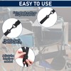 2 Pcs Wheelchair Leg Rest Footrest Hammock Adjustable Footrest Hanging