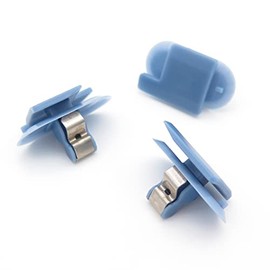 VVO Fasteners Blue Plastic Clips Tailgate Trim Compatible with Some Renault Scenic Kadjar (Pack of 10 Clips)