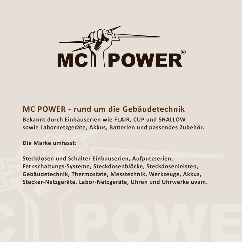 MC POWER - FLAIR – Socket Set | White, Matt