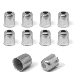 10 x Motorcycle Bicycle Moped End Caps 5.5 mm 6 mm 7 mm Steel Vintage City Road MTB VTC (5.5 x 9.5 mm)