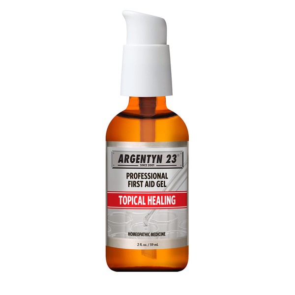Argentyn 23 Professional Silver First Aid Gel – Topical Healing Homeopathic Medicine - 2oz Pump