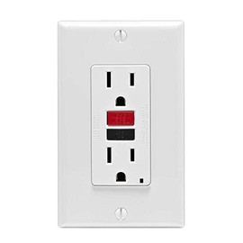 15a White Soft Gfci Outlet