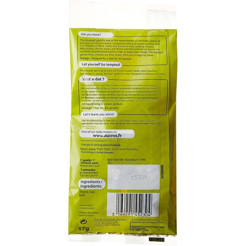 Ducros Bouquet Garni (dried bundled herbs) - 5 bundles