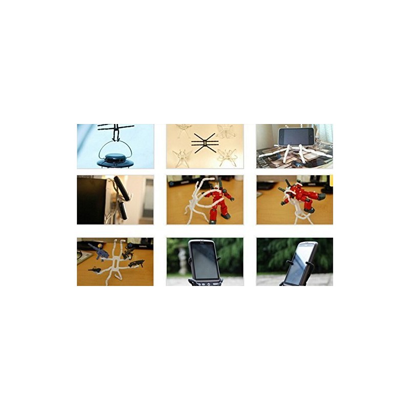 ANGELANGELA 3222641 Universal Multi-Function Portable Spider Flexible Grip Holder for