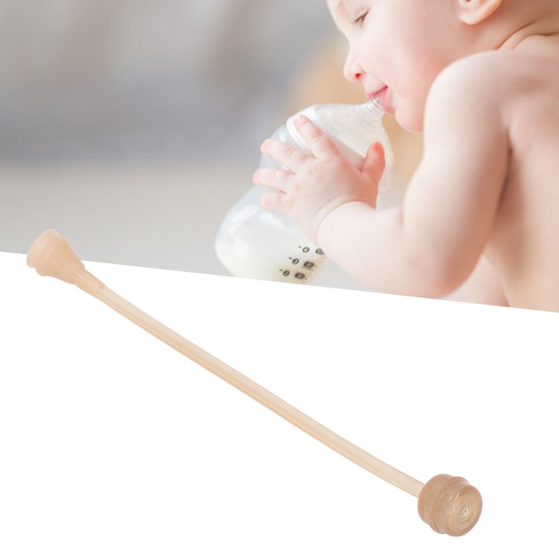 Baby Bottle Weighted Straw Silicone Any Angle Liquid Mix Prevents