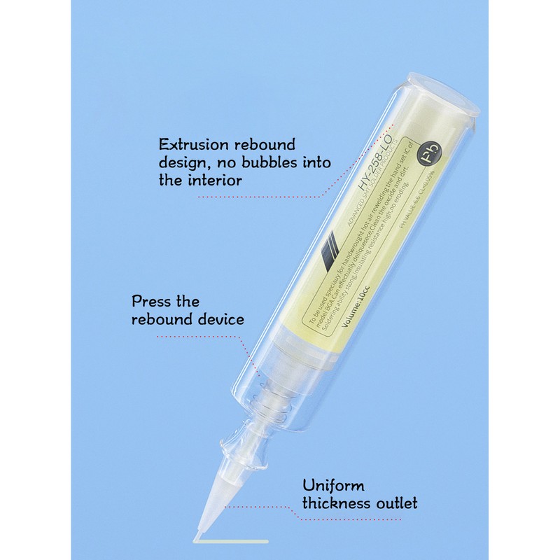 Smooth Flow Tack Flux Auxiliary Heat Conduction Prevent Re Oxidation
