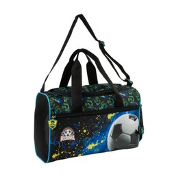 Goldkids - Sporttasche Kinder für Mädchen & Jungen - Umhängetasche mit Fußball Motiv - Schwimmtasche mit verstärktem Boden - Trainingstasche 35 cm x 21 cm x 12 cm