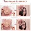 AHANDMAKER Fascinator Hats for Women 50s Organza Flower Net Veil