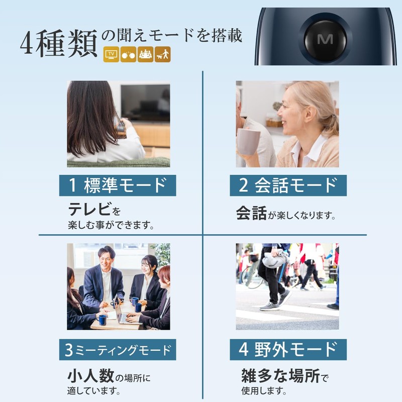 JTT Online 集音器 しゅうおんき デジタル USB充電 ポケット型 福耳 雷神 16チャンネル