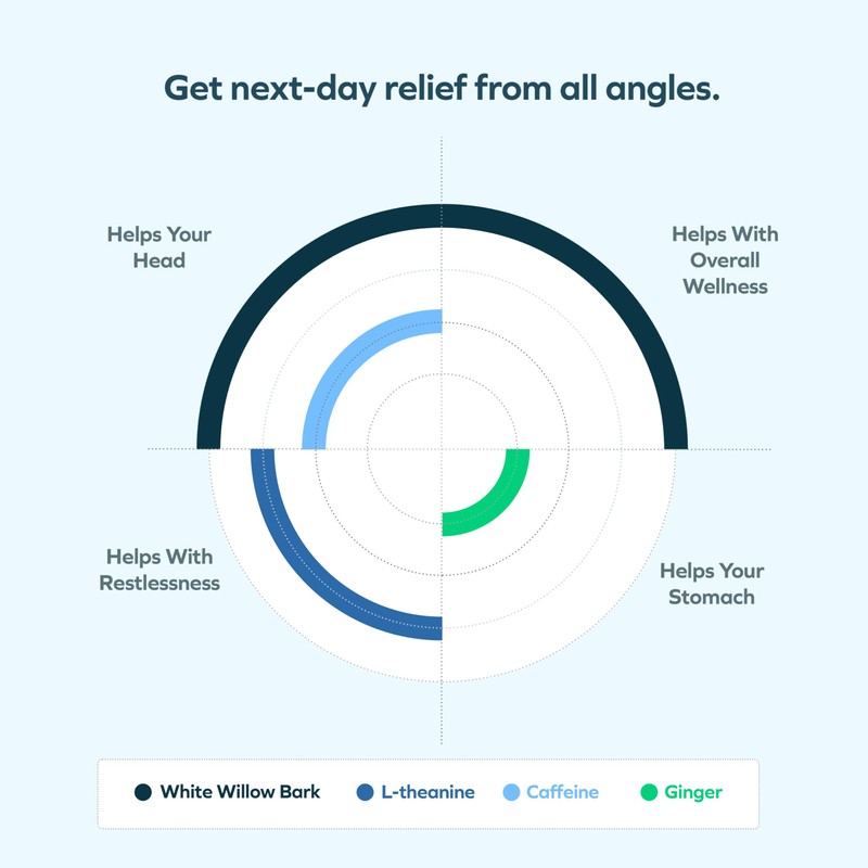 Cheers Relief | Next Morning Aid with Ginger + White