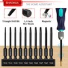 10PCS Triangle Screwdriver Set, S2 Steel Quick Change Bit Driver,