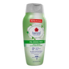Jabón Cuidado Íntimo Benzal Wash Piel Sensible, 355ml
