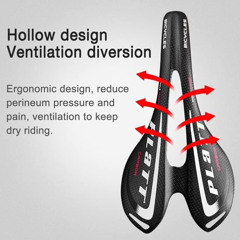 Full carbon fiber saddle bike vtt racing saddle wave road