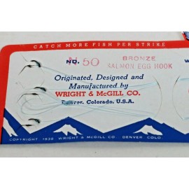 Eagle Claw Rare Vintage Eagle Claw Fishing Hooks Size 14 Unique Style Pack