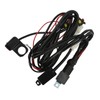 13ft LED Light Switch Wiring Harness 14AWG 1‑to‑2 with Relay