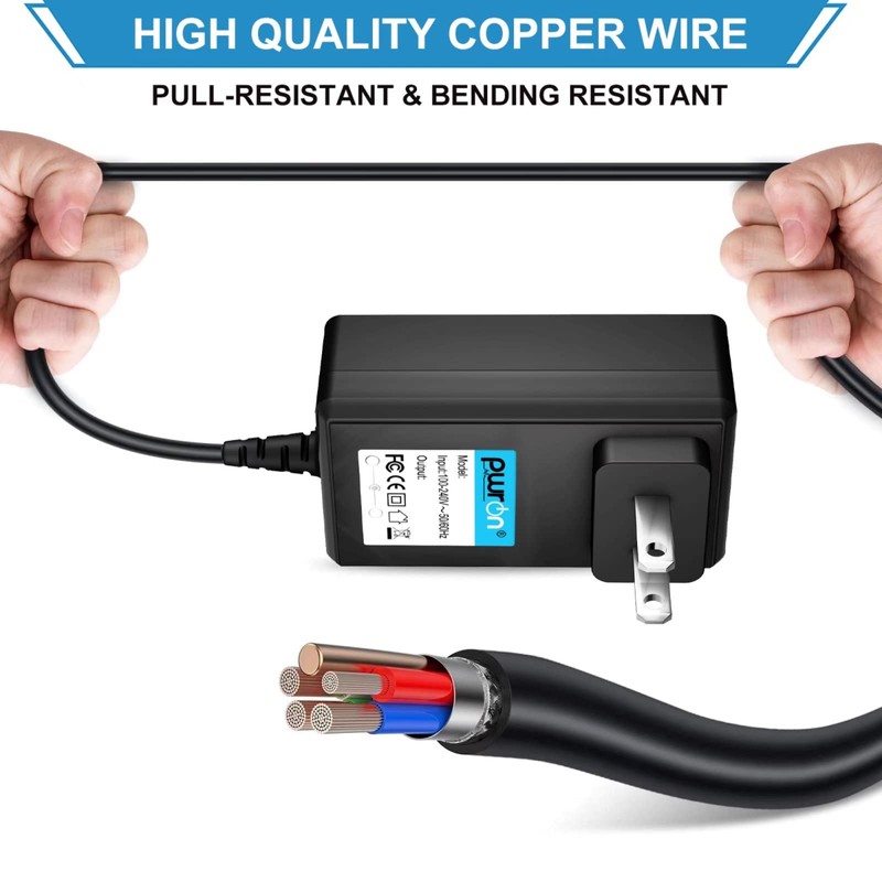 PwrON Compatible AC Adapter Charger Replacement for Boss Tuner TU-12