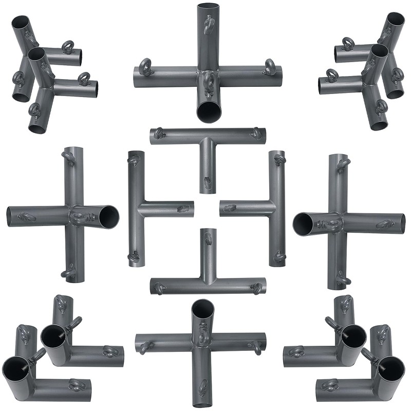 Aoneky 1" Baseball Batting Cage Frame Corner Kit- Fits 3/4"