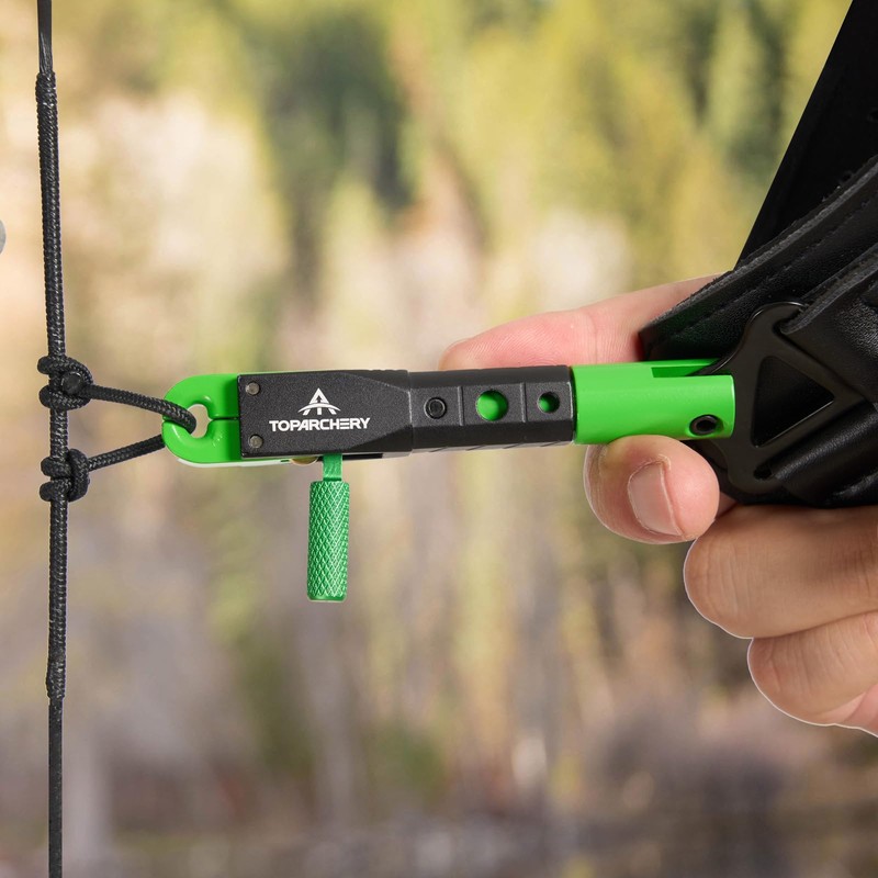 TOPARCHERY Archery Compound Bow Release Aids Trigger (Green)