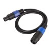 Professional Speaker Cable 3.3ft Long PVC Male Female Quick Twist
