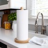 KitchLife Wooden Paper Towel Holder Countertop, Fits Jumbo Roll -