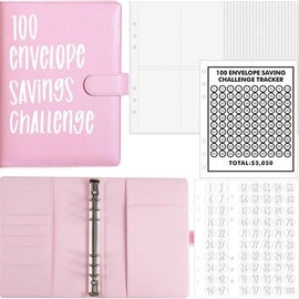100 Envelopes Money Saving Challenge, Money Saving Planner Cash Envelope Budget Binder to Save $5,050, Easy and Fun Way for Budgeting Planner:_purple