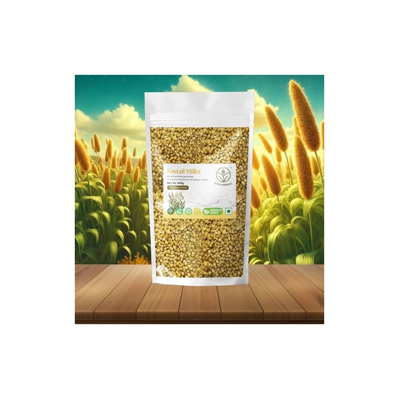 Shiva Organic Foxtail Millet 900g - Gluten-Free Whole Grain Superfood