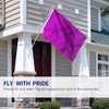 ANLEY Fly Breeze 3x5 Foot Solid Purple Flag - Vivid