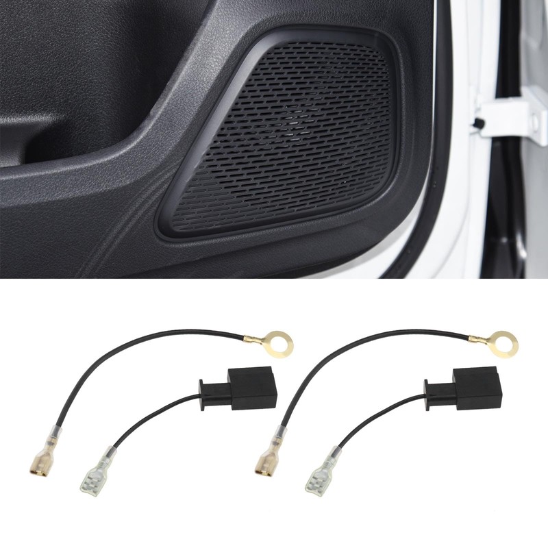 OTOTEC 2 Sets Car Speaker Wire Adapter Car Horn Special