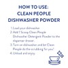 The Clean People Dishwasher Detergent Powder | Cuts Grease and