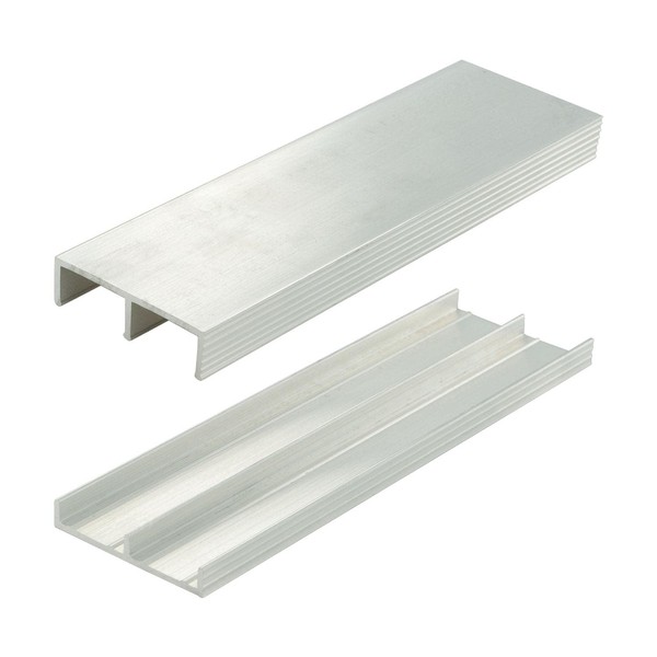 Outwater Industries' Aluminum Sliding Door Track for 3/4'' Glass or