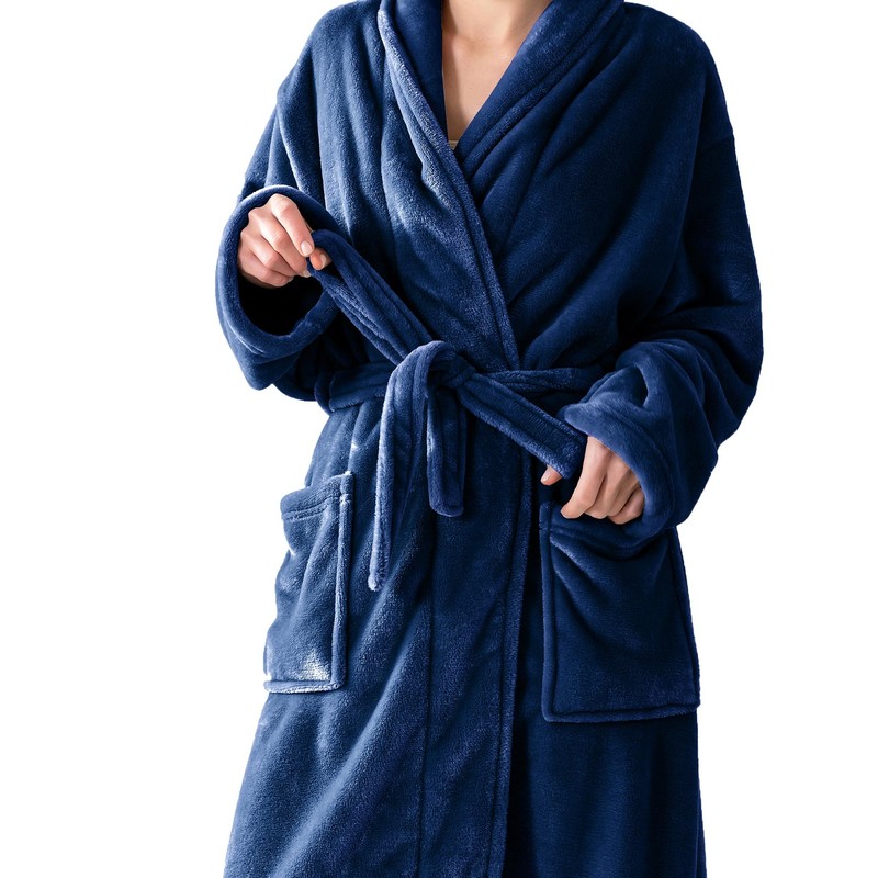 KORBLISS Robes for Women – Premium Plush Fleece Long Bathrobe