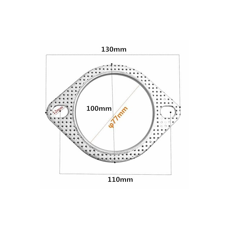 Muffler Gasket Exhaust Gasket Engine Cover Gasket General Purpose 76-80