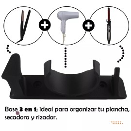 AMENO Base Para Plancha De Pelo Soporte Para Secadora Y Rizador