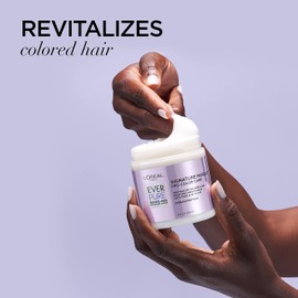 L'Oreal Paris Hair Mask for Color Treated Hair, EverPure Sulfate Free Signature Masque Pro Color Care, 8 fl oz, Vegan Formula, Paraben Free, Dye Free, Gluten Free