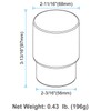 Bathroom Rinsing Cup, Angle Simple Frosted Glass Tumbler Cup, Toothbrush