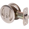 Stone Harbor Hardware Round Pocket Door Lock, Entry Function, 2-3/8"