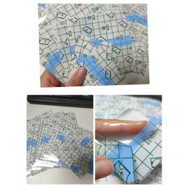 KATREU Pack of 70 Waterproof Transparent Bandage Shower Plasters Waterproof Tattoo Plasters Tattoo Film Healing Second Skin Tattoo Waterproof Plasters Shower Plasters for Sports, Showers, Swimming