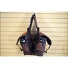 HILASON Brown 600D Poly Deluxe Horse Trail Riding Saddle Bag