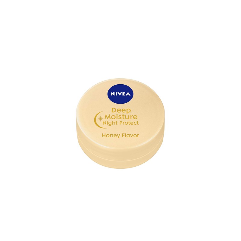 Nivea Deep Moisture Night P Honey Lip Balm Honey Scent,