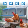 Kinchoix Chicken Nesting Box for Laying Eggs 3 Holes Metal