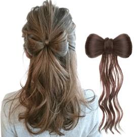 Luce brillare Hair Ornament, Ribbon, Ponytail, Clip, Hair Clip, Braid, Curly Hair, Chignon, Part Wig, Point Wig, Easy to Wear, Synthetic Hair, Shichi-Go-San Yukata, Kimono, Kimono, Kimono